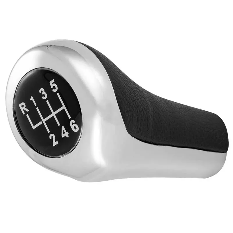 Gear Shift Knob for BMW E90 E91 E92 E46 E53 E60 E61 E63 E65 E81 E82 E83 E84 E87 X1 X3 X5 1356Series POMO Pen Head Matte Silver