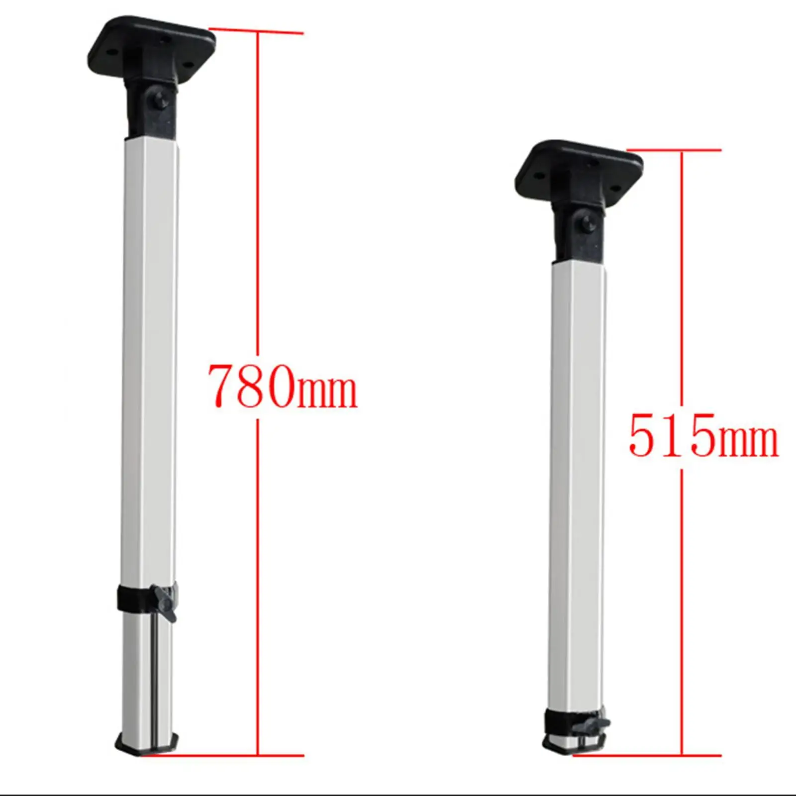 RV Table Leg Telescopic Movable RV Accessories Table Leg Mount Bracket Camper Trailer Accessories RV Folding Table Accessories
