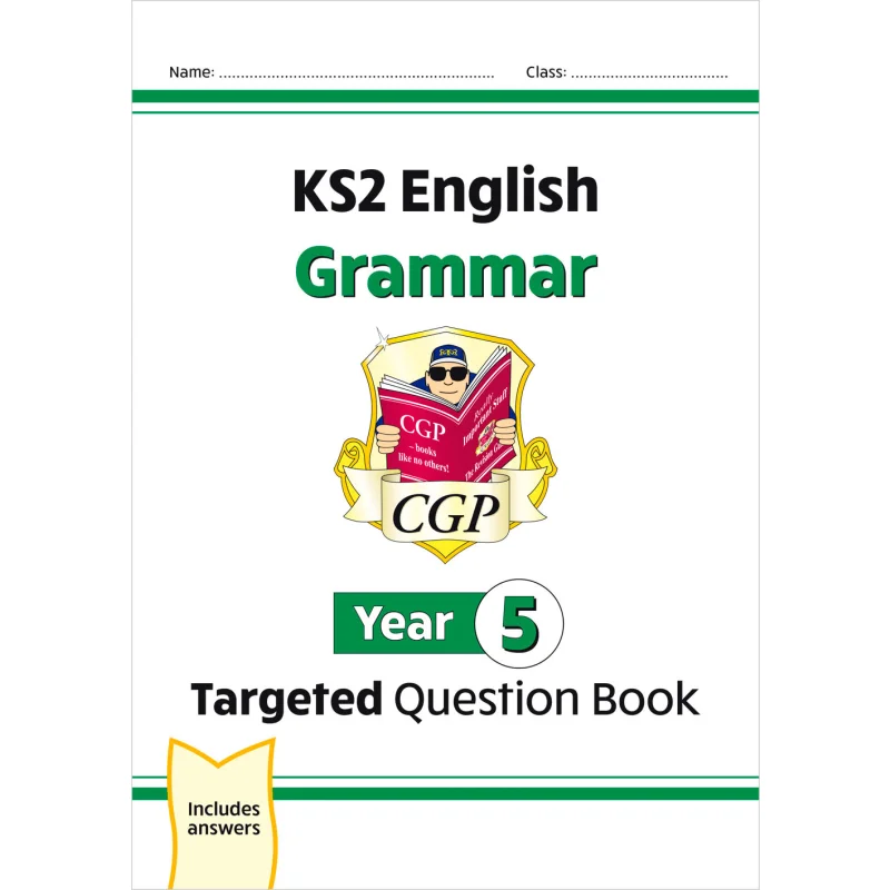 جديد KS2 الإنجليزية السنة 5 قواعد كتاب الأسئلة المستهدفة مع الإجابات CGP كتب التنسيق منشورات المجموعة 9781782941217 كتاب