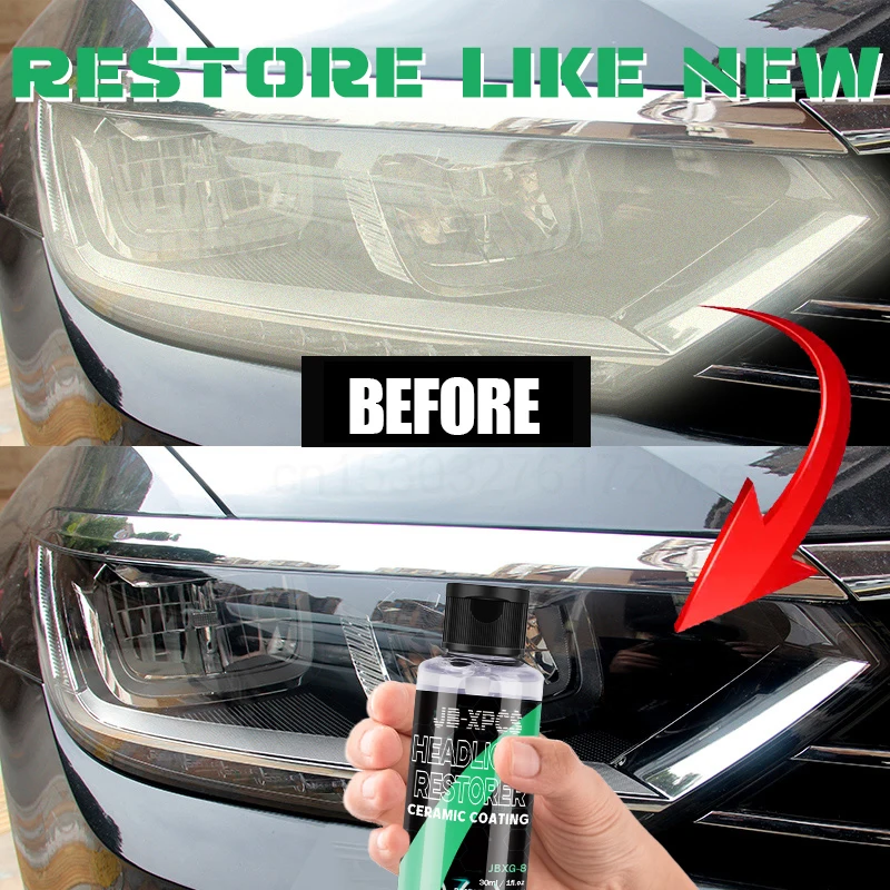 Lamp Renovation Agent Auto Headlight Headlamp Polish Restoration Long Lasting Protection Oxidation Liquid for Car XG-8