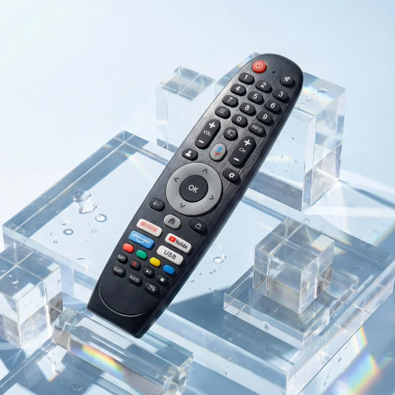 

Compatible with Caixun Hyundai RCA BLAUPUNKT TV RCKGNTVV007 voice remote control spare parts