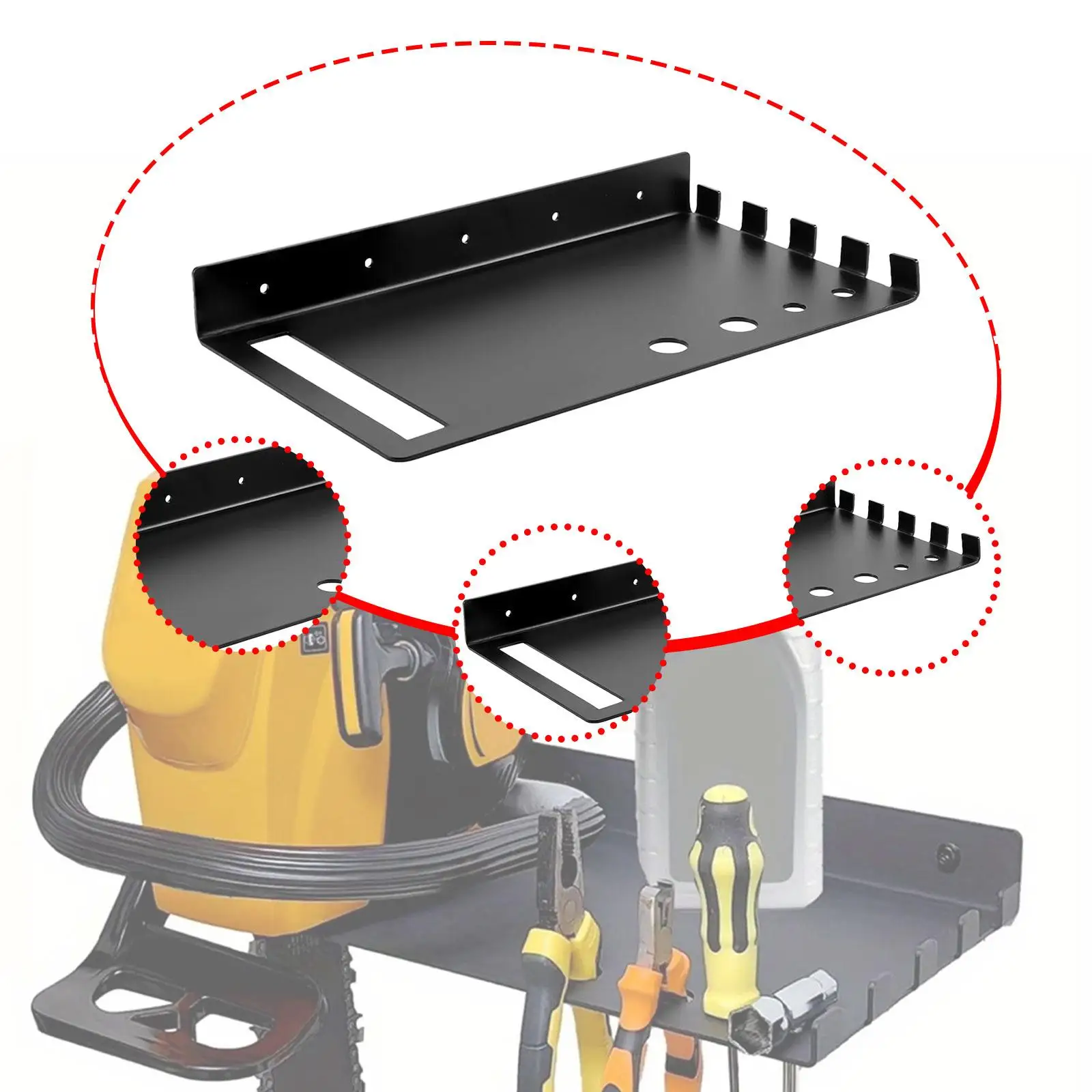

Chainsaw Holder Wall Mount Chainsaw Hanger for Workshop Tool Rooms Farms