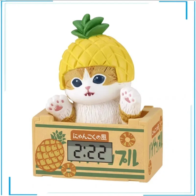 Cat Blessing Sandy Fresh Fruits Carton Gashapon Collect Ornaments Childhood Memories Children's Day Gifts Figure Model Toys