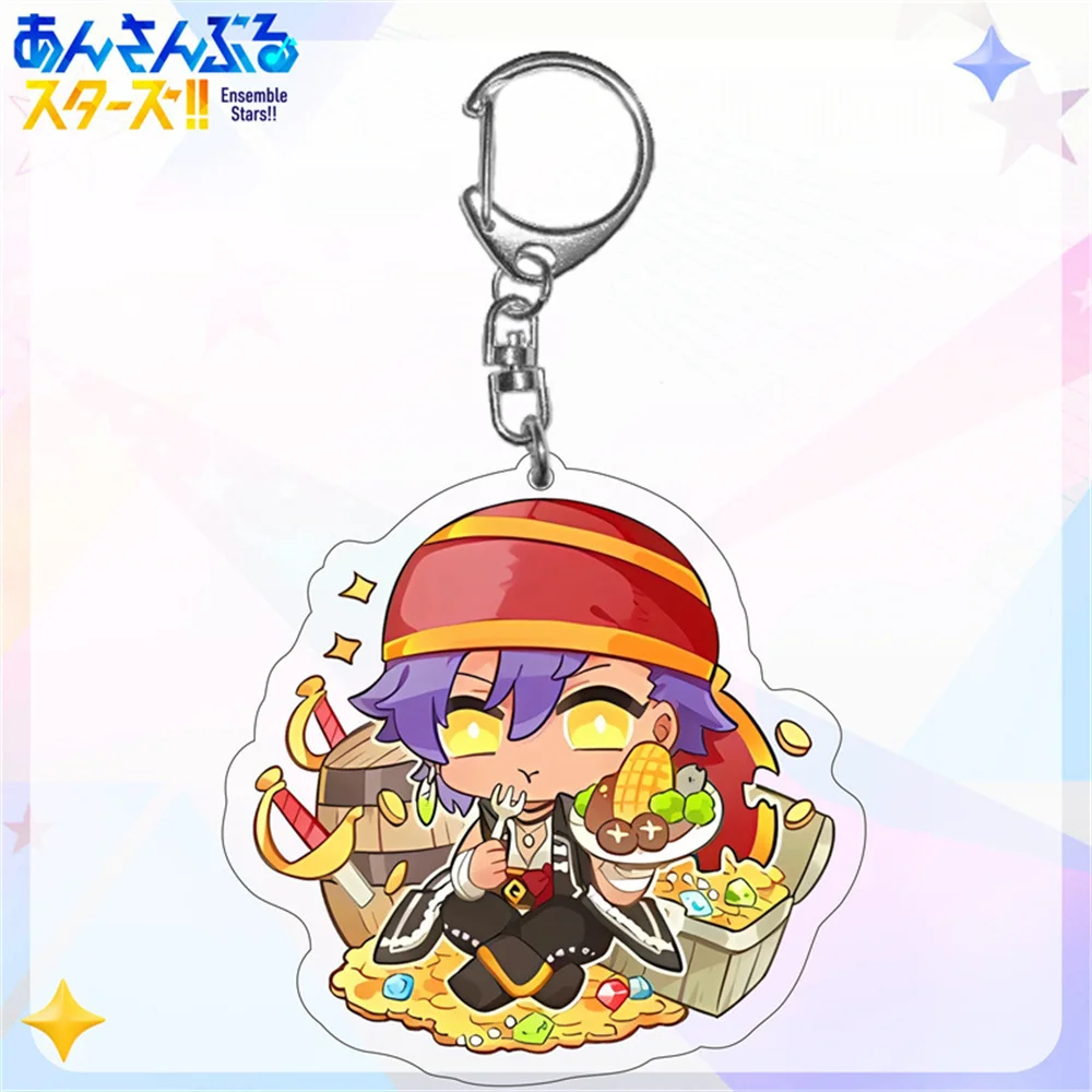 Anime Fans Gifts HD Character Ensemble Stars! Hokuto Hidan Anime Figure Pendant Acrylic Keychains Accessories  Ornament Series