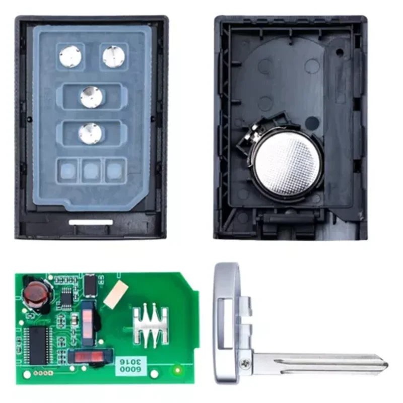 KEYECU Replacement Keyless Smart Remote Key Fob 4Buttons 433MHz PCF7952A For Chevrolet Captiva 2014-2018 P/N: 95129967 95129968