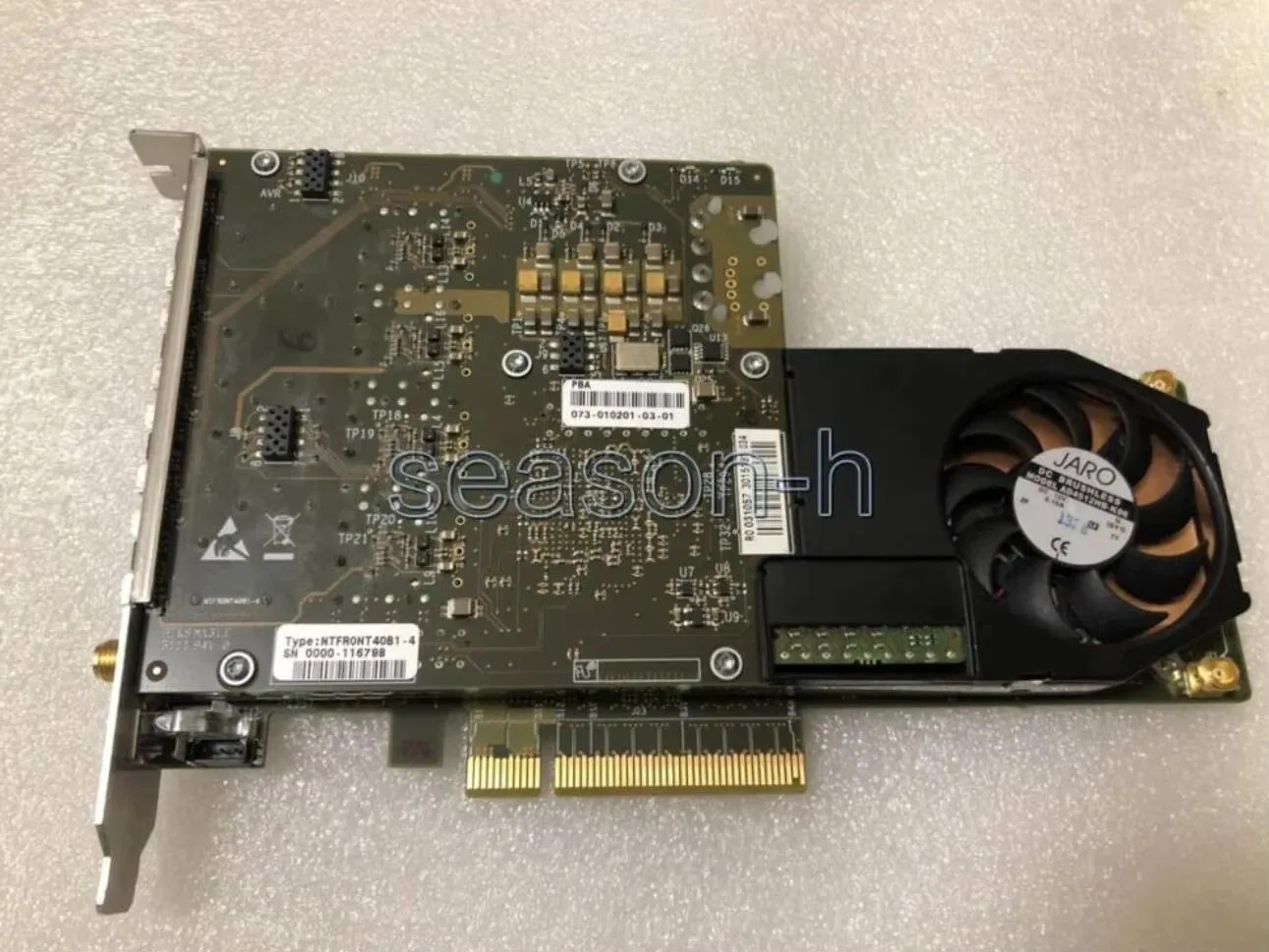 073-010401-02 NAPATECH NTMAINB1E2 NTFRONT40B1-4 Quad SFP Network Accelerator