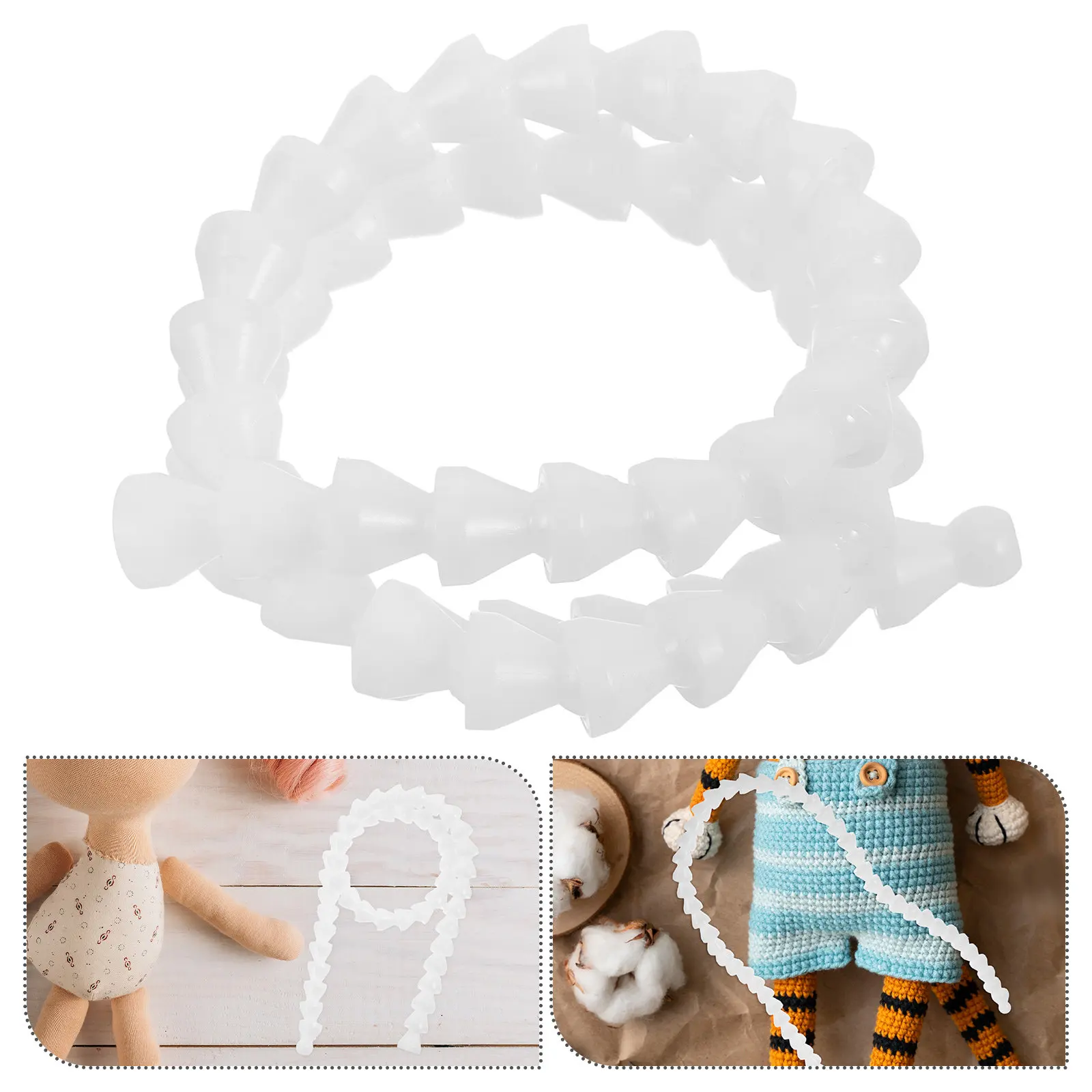 

Multijoint Silent for Stuffed Animal Crafting Resin Beads Plastic Armature with Ball Socket Joints DIY Body Frame