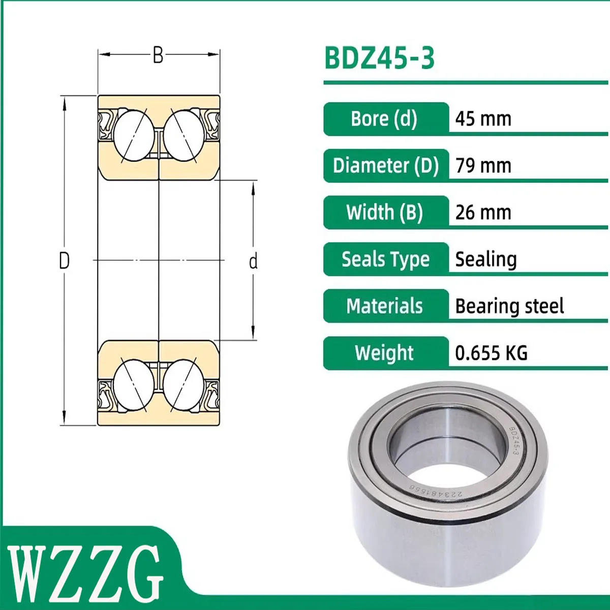 roulement-de-roue-automobile-bdz45-3-45x79x26mm-dac45790026