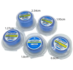 3 yards 0.8/1.0/1.27cm width blue lace front support tape for wig toupee tape double side tape for tape hair extension