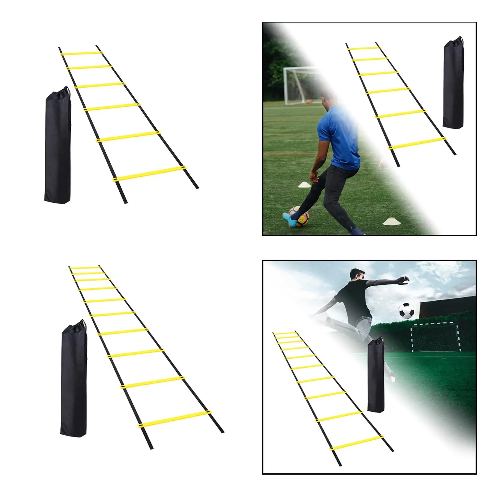 Agility Ladder Fitness Feet Training Soccer Fitness Accessory Football Running Training Equipment for Foot Exercise Rugby