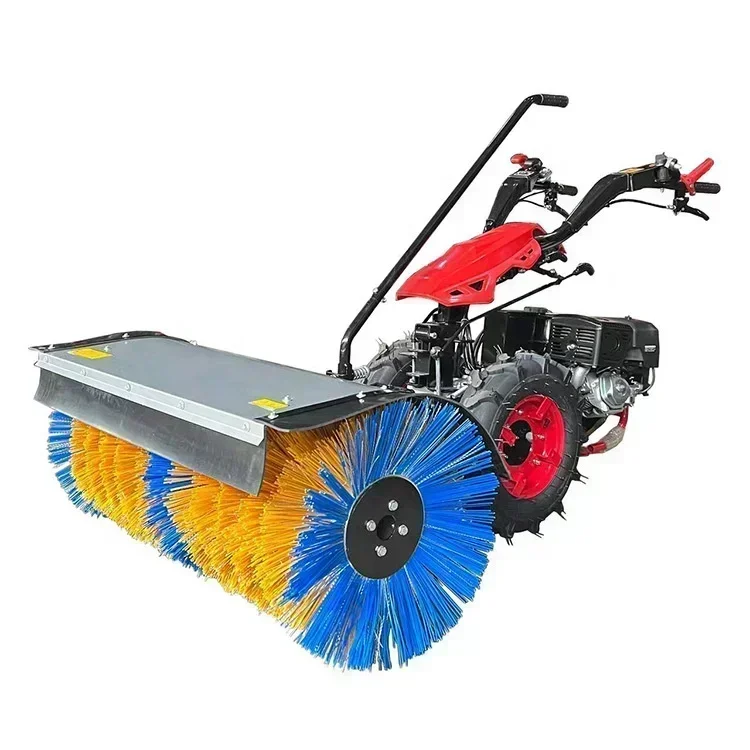 Snowplow (track model) hand-pushed residential snowplow Multi-function snow removal equipment Small snow throwing machine