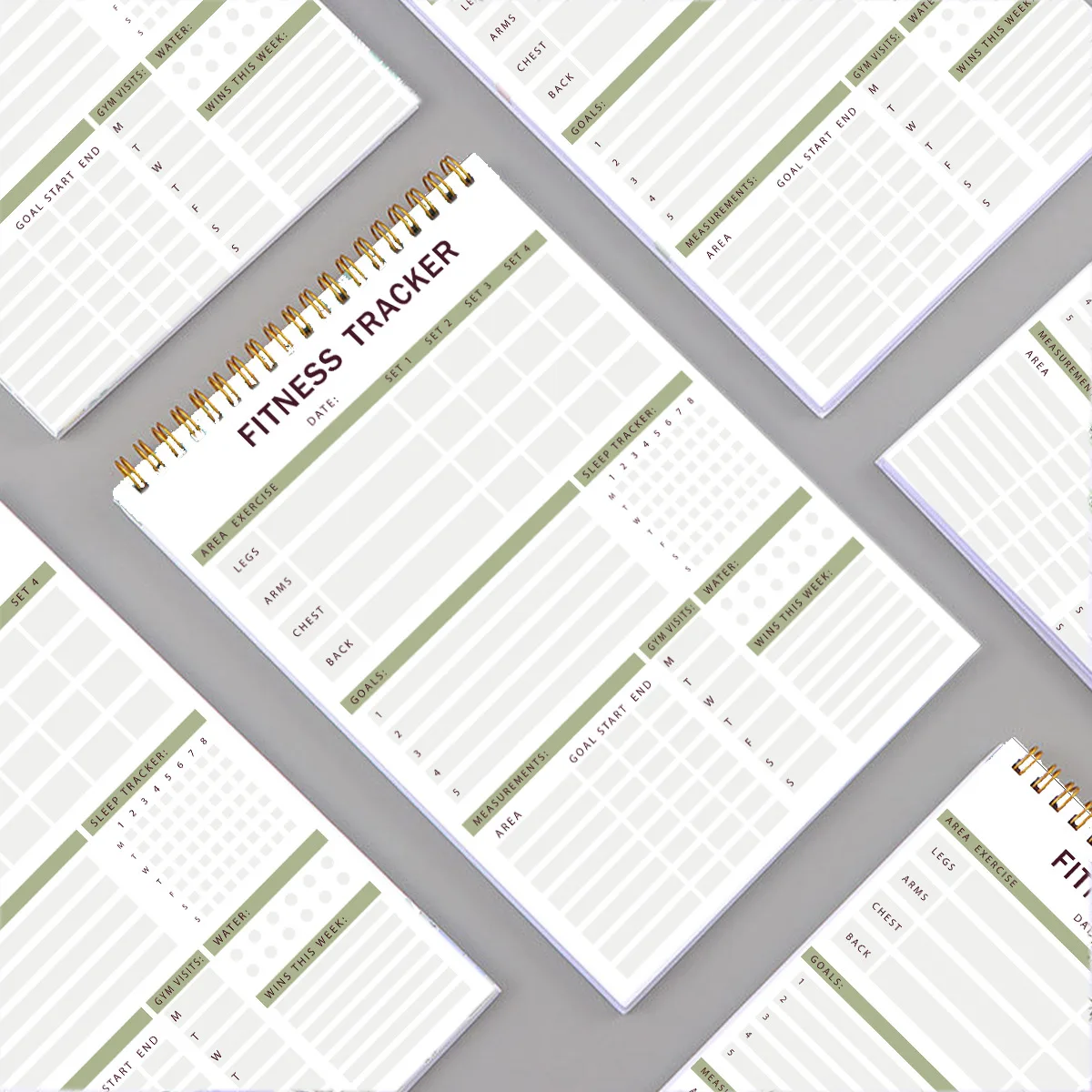 

Bview Art 1 шт. фитнес-планировщик Amazon упражнения самопробойник-карта английский блокнот для записи физической активности