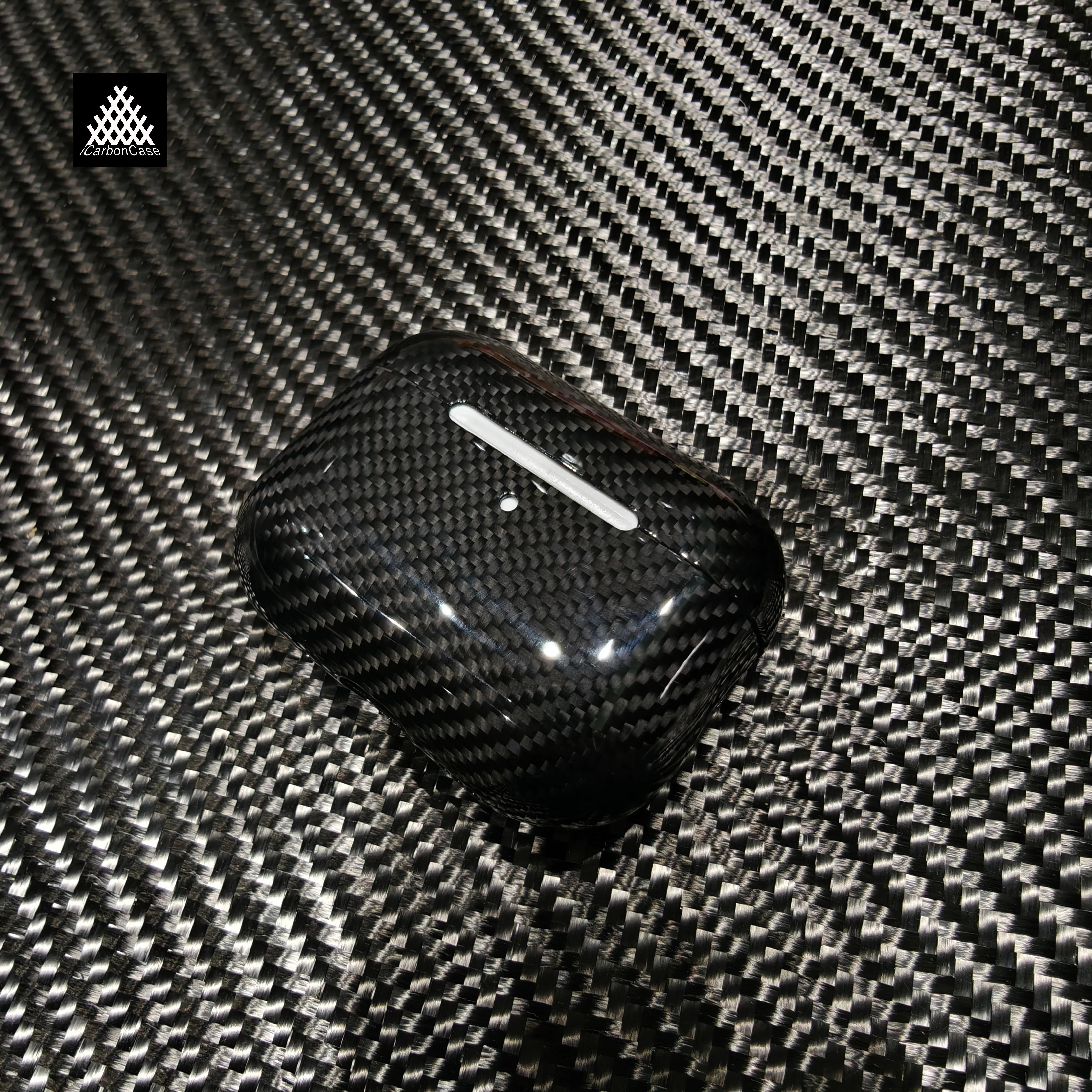 For Apple AirPods Pro 3 2 1 Generation AirPods 4 Real Woven Carbon Fiber Case Wireless Headphone Super Light Protective Case - view 3