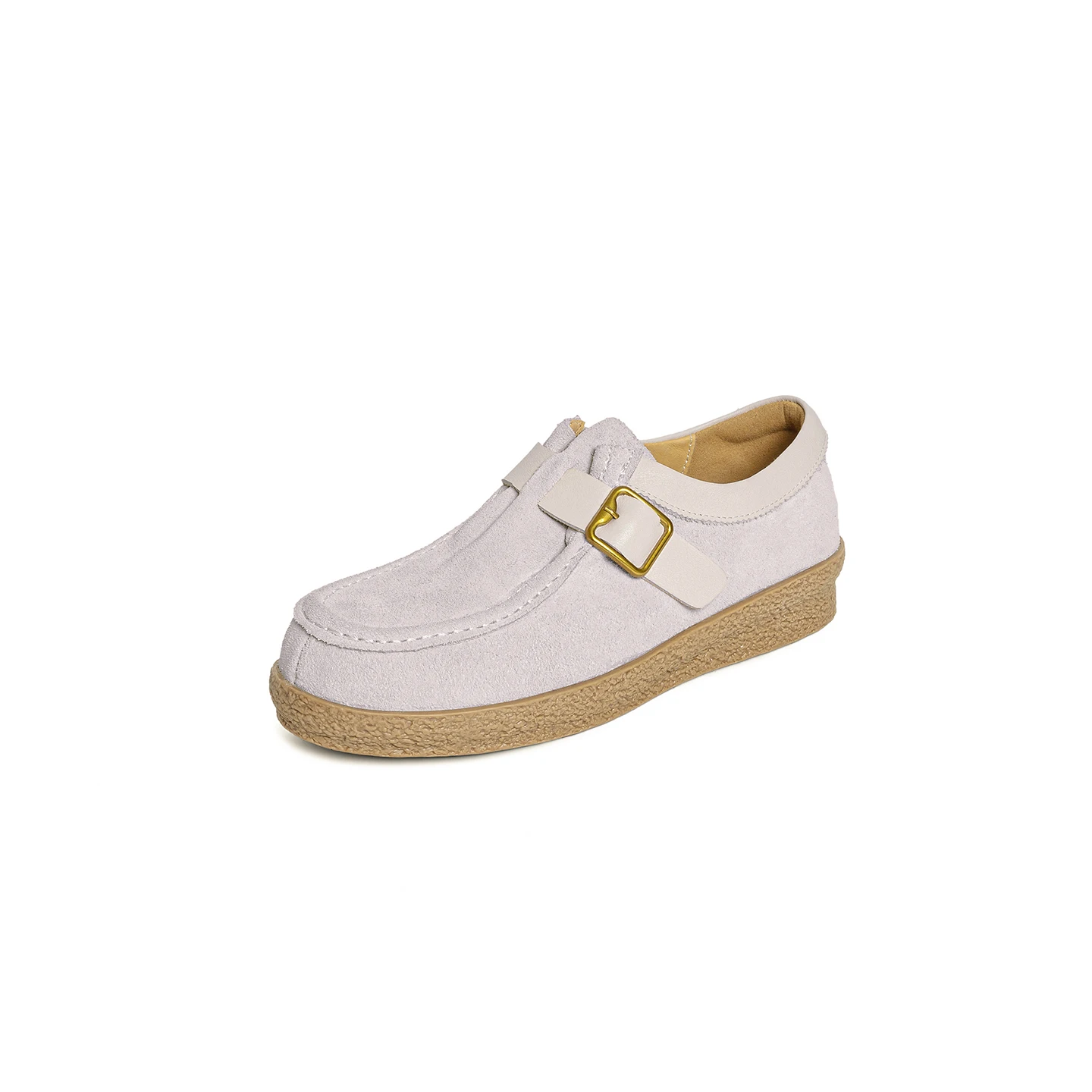 أحذية نسائية مسطحة من الجلد الطبيعي أحذية بدون كعب مريحة على الموضة أحذية رياضية كاجوال #6