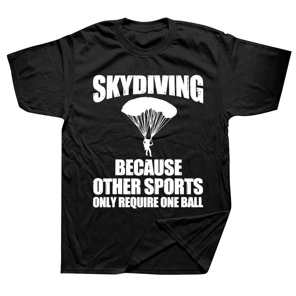 Graphic Cotton Streetwear Short Sleeve Birthday Gifts Summer Style T-shirt Cool Skydiving Art Skydive Parachute Skydiver T Shirt