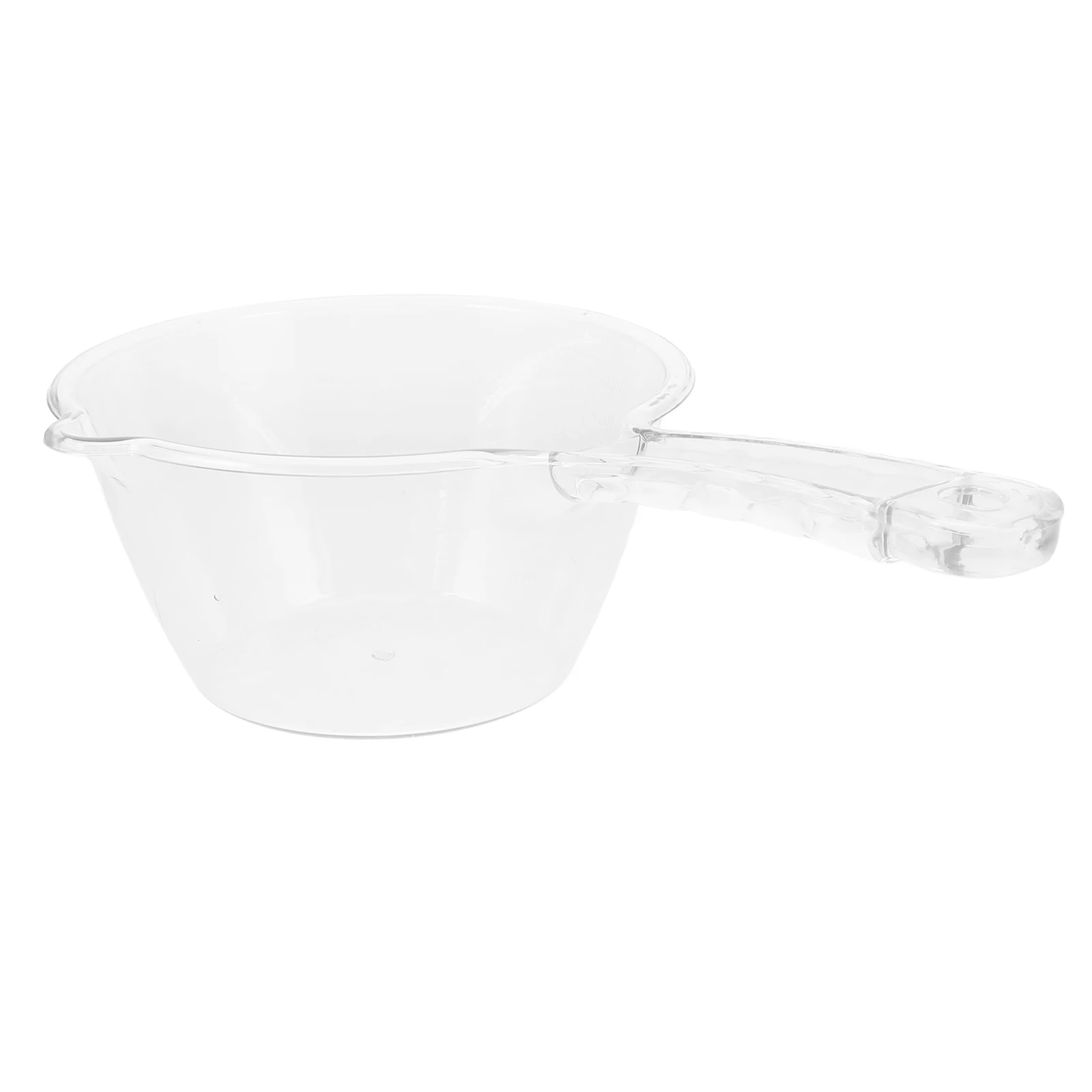 

Ergonomic Long Handle Water Ladle Scoop Household Kitchen Bath Multipurpose Plastic Transparent Scoop For Home Restaurant