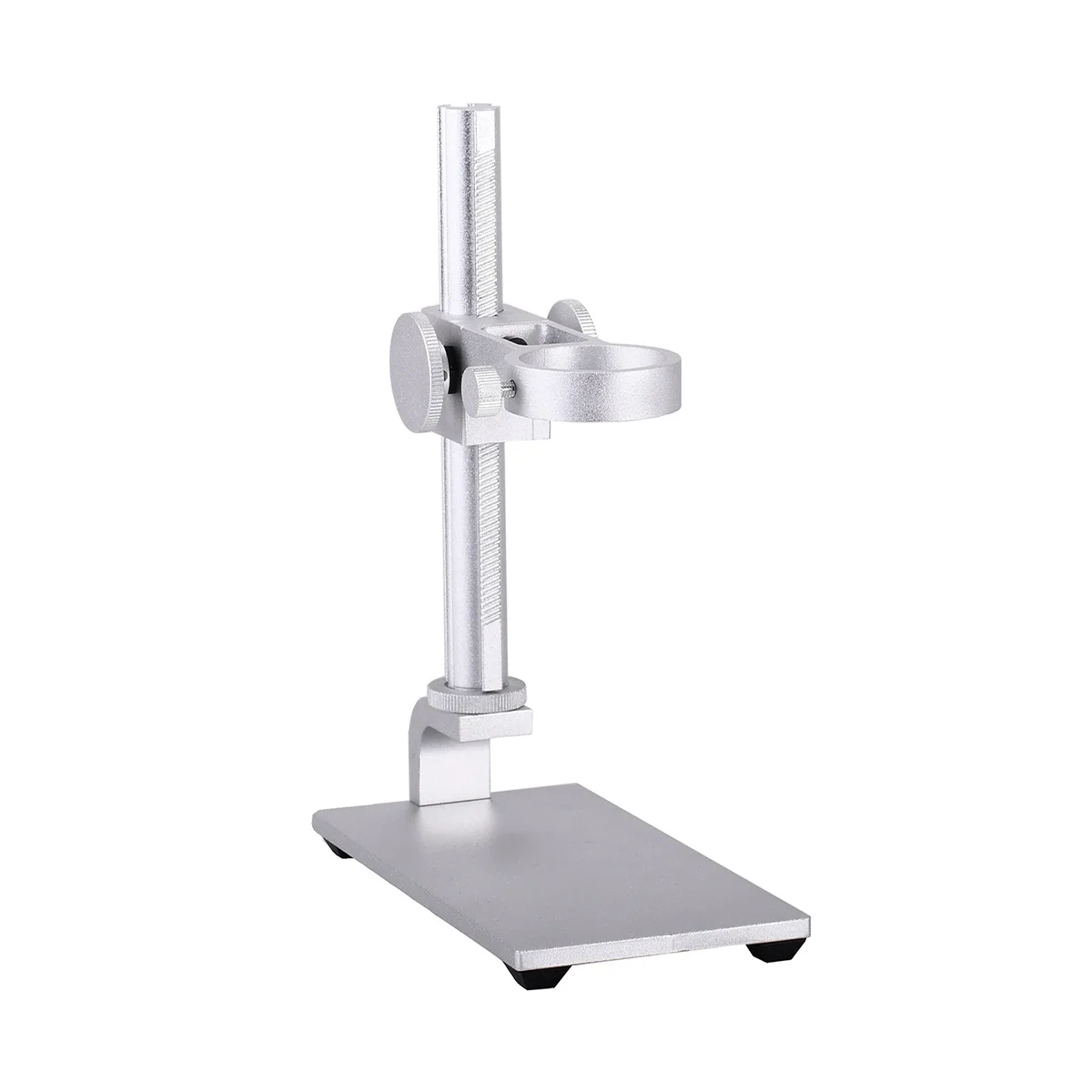 

White Microscope Bracket Aluminum Alloy Lifting Bracket 35MM Bracket, Used for Microscope Maintenance and Welding