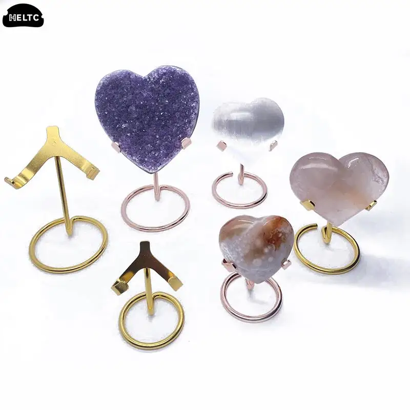 1Pcs Crystal Ball Bracket Love Chip Bracket Crystal Ball Bracket Display Display Stand Decorative Ornaments Crafts 