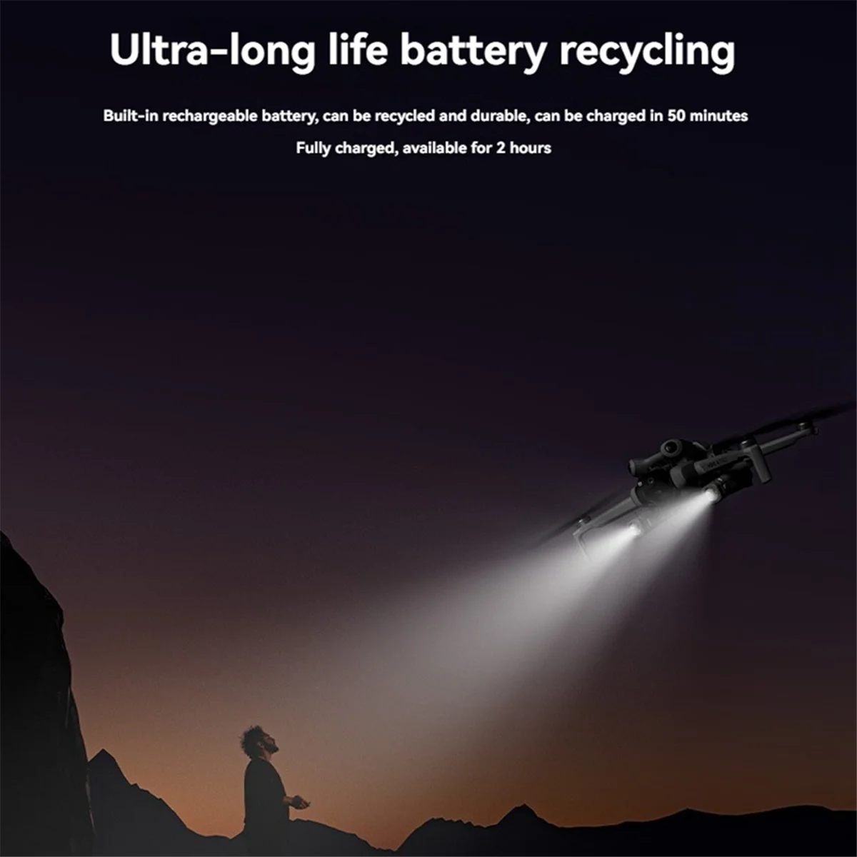 

Перезаряжаемый прожектор ABGN для Mini 4 Pro Drone, светодиодный сигнальный светильник ночного полета для Mini 4 Pro, аксессуары