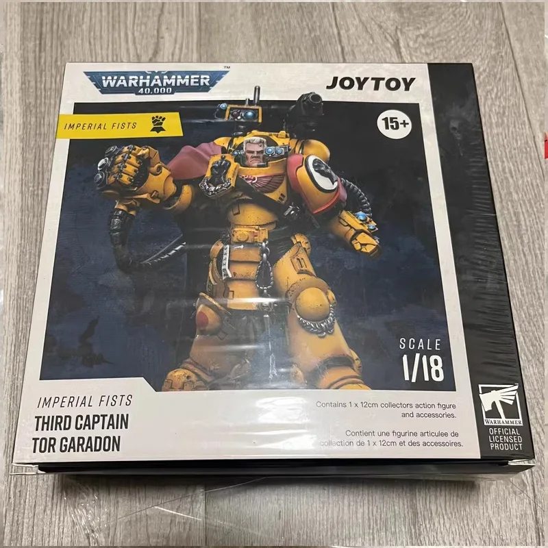 Joytoy punho imperial terceiro capitão tor garadon 1/18 figura de ação warhammer 40k anime figura conjunta móvel coleção modelo brinquedo