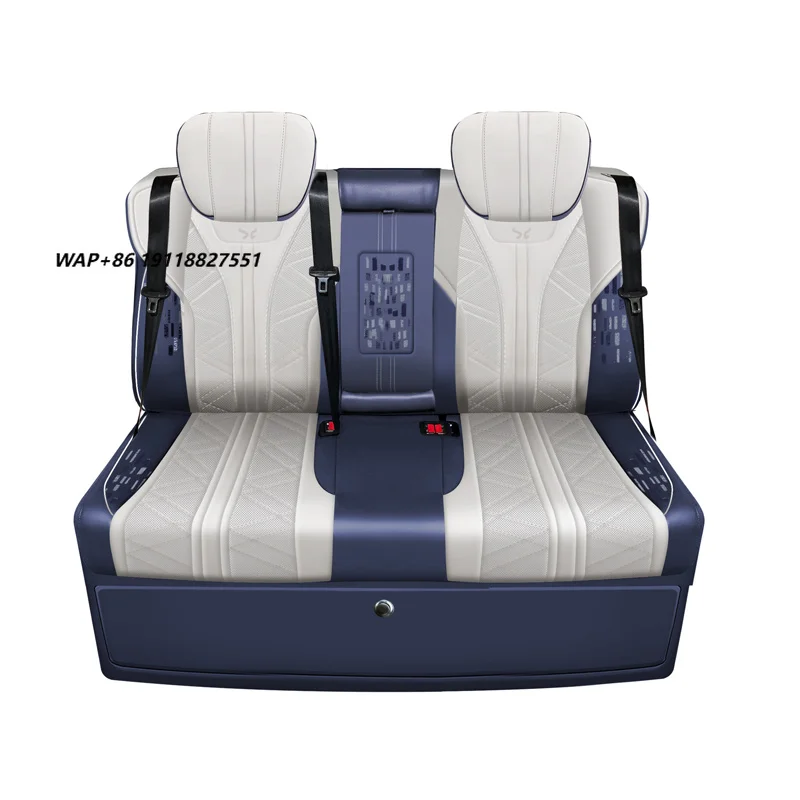 CTZY057 Luxury Auto 3-Person Bench Seats Factory Modification Leather Car Seats for  Van Back Row Model Alphard
