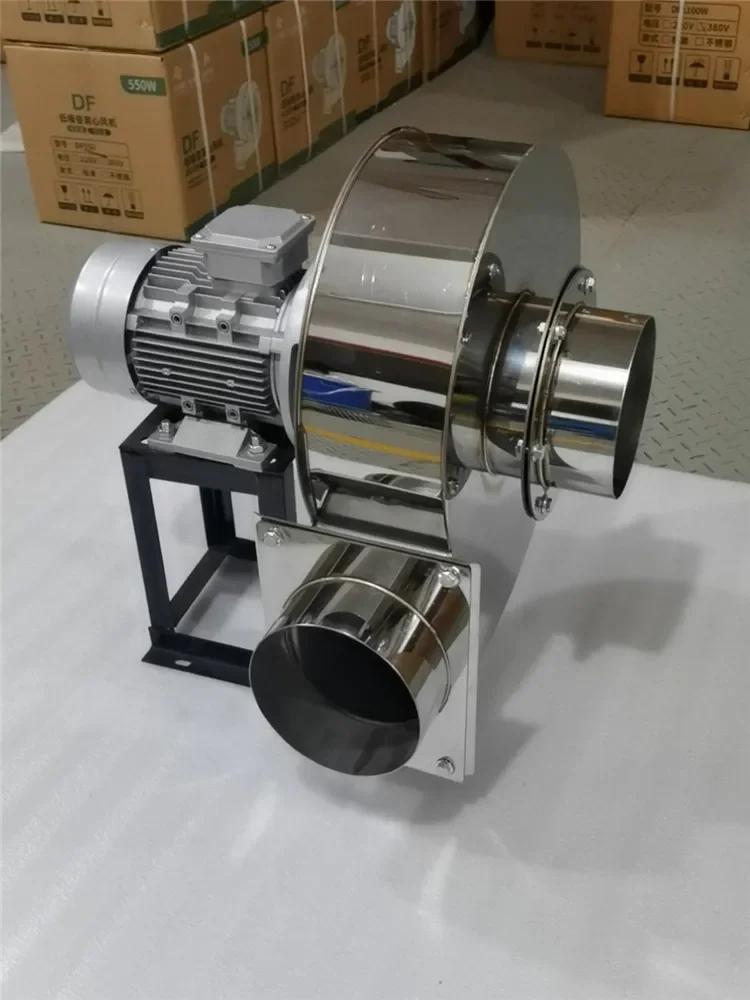 For Y5-47 stainless steel centrifugal fan induced draft fan long shaft high temperature resistance hot air circulation heating