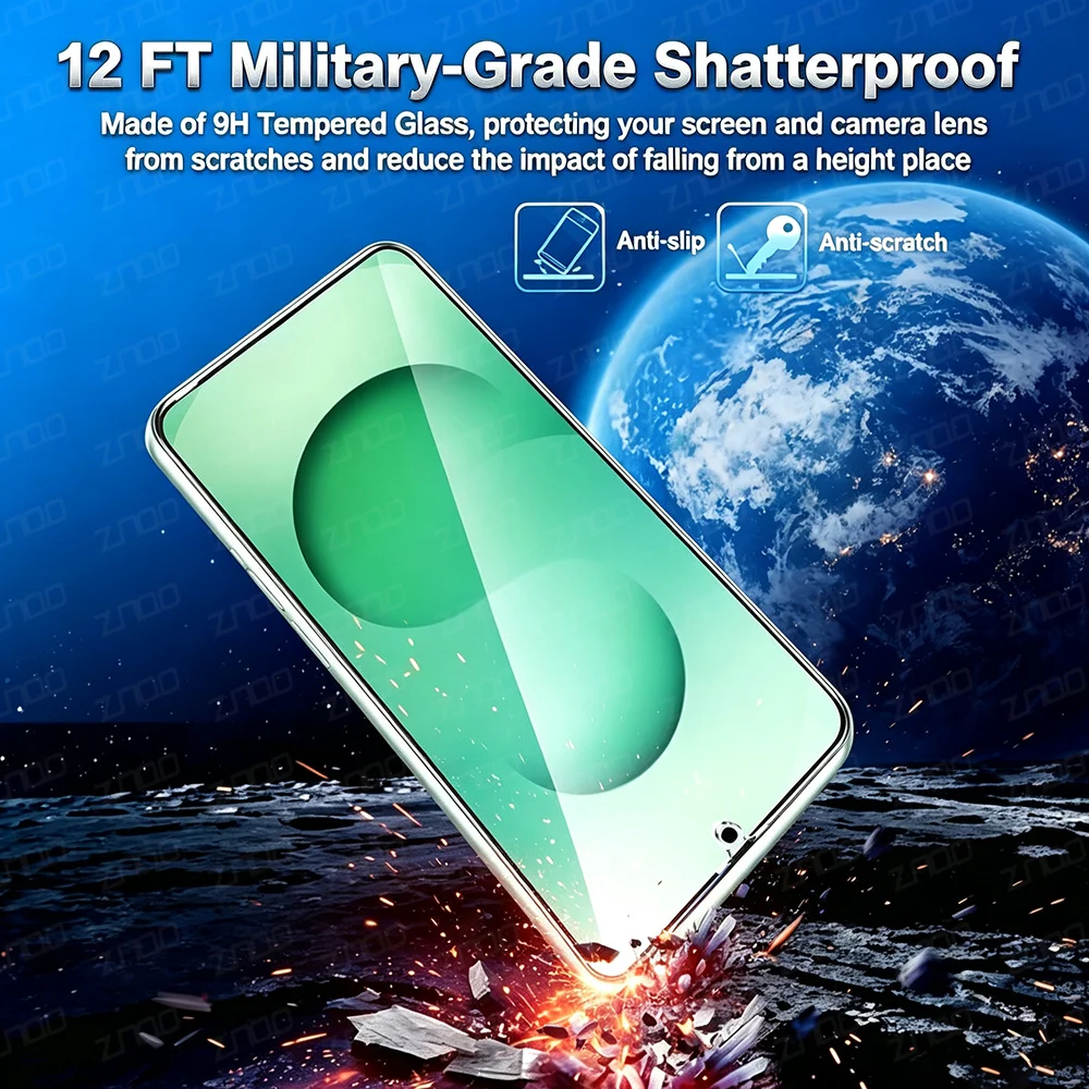 3PCS Tempered Glass For Samsung Galaxy S26 S25 S24 Ultra S22 S23 FE S21 Plus Screen Protector S25 Edge Support Unlock 9H Glass