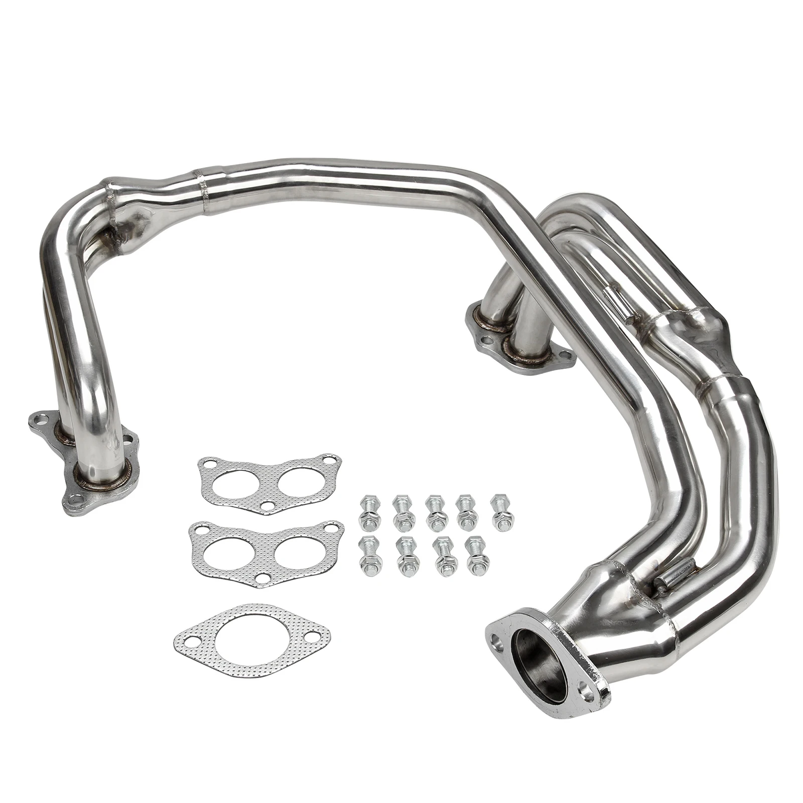 Non-Turbo EJ25 Exhaust Systems Header Stainless Steel for 97-05 Subaru Impreza RS 2.5L