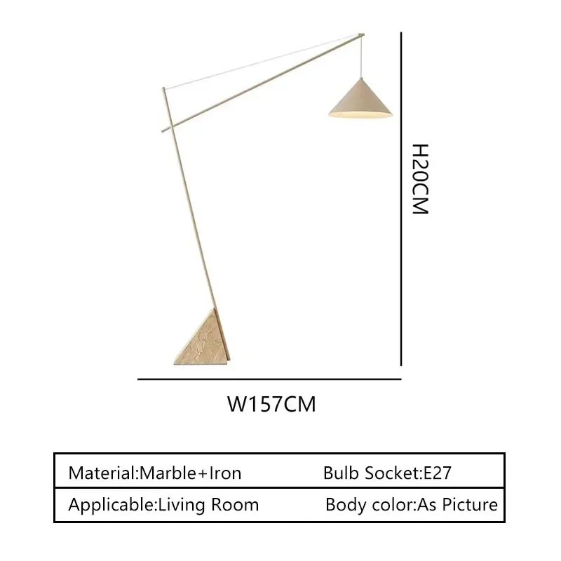 Nordic Style Modern Floor Lamp Simple Vertical Standing Light for Living Room Designer Fishing Lamp Home Decor Lighting