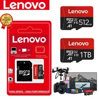 Lenovo Micro SD Card 100% TF Memory Card Class 10 High Speed  A1 256GB U3 4K Cartao De Memoria Flash Memory TF Mecard C10