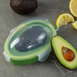 Avocado Fresh-keeping Box, Sealed Avocado Storage Tool, Half Avocado Transparent Cover Storage Box, Food Fresh-keeping Box