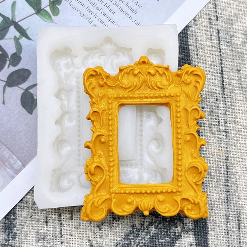 Photo Frame Silicone Sugarcraft Mold Resin Tools Cupcake Baking Mould Fondant Cake Decorating Tools