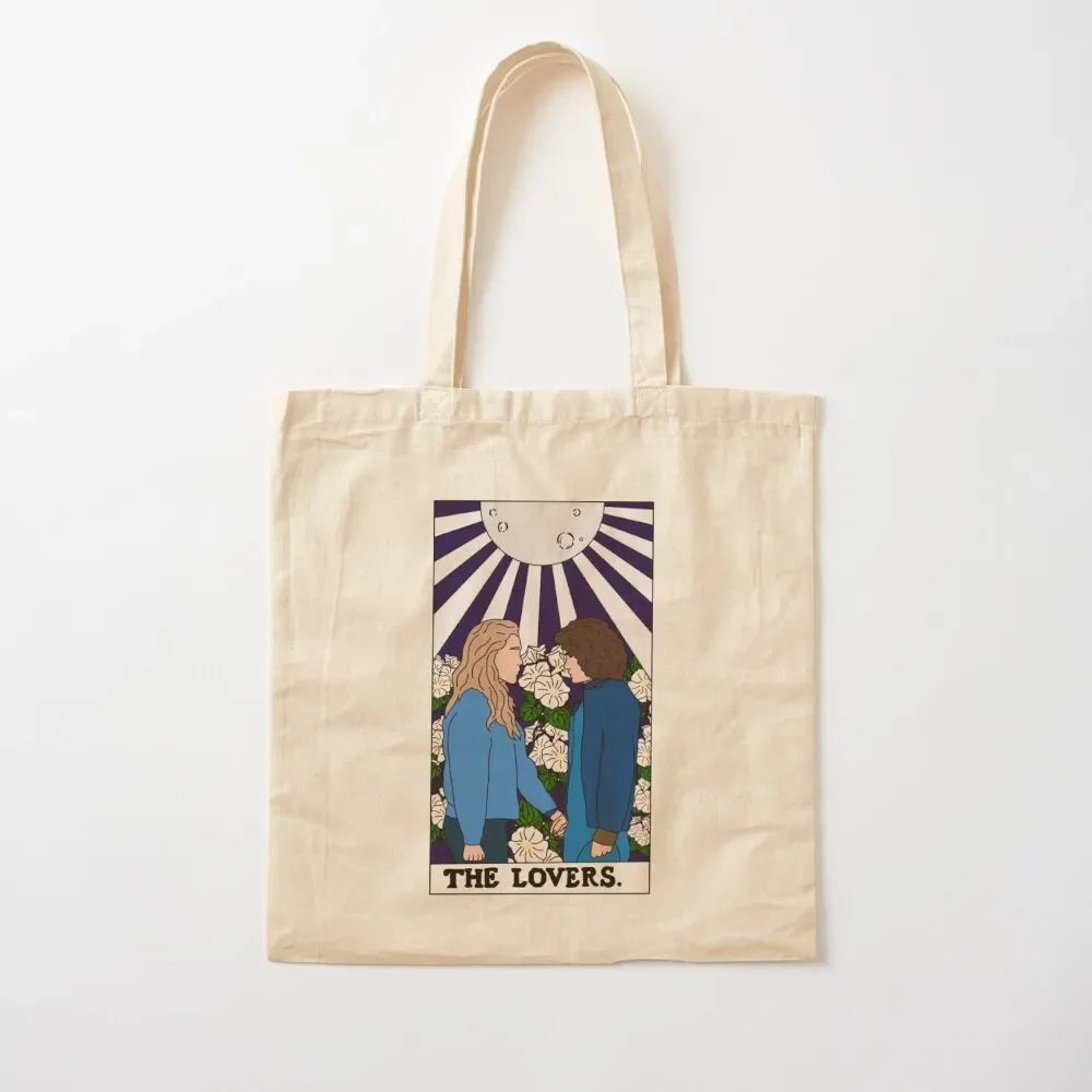 The Lovers Tarot Card Dani and Jamie - The Haunting Of Bly Manor Tote Bag custom bags Shopper