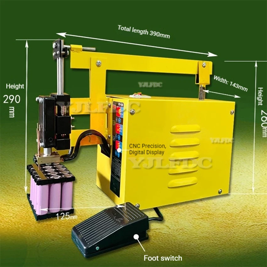 New Upgrade Spot Welding Machine 3KW 5KW High Power Lithium Battery Precision Spot Welders Automatic Pedal Welding 220V/110V