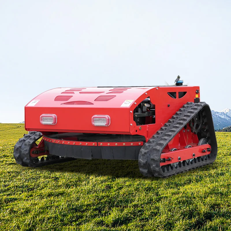 

Top Quality Multifunctional Remote Control Crawler Lawn Mowers Gas Lawn Mower with Remote Control