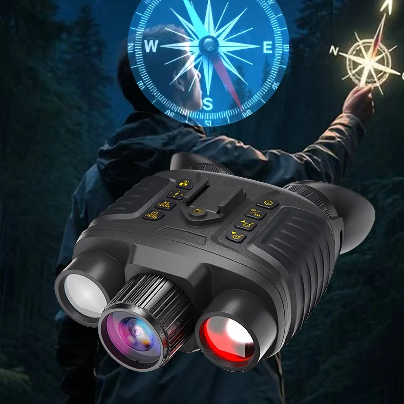 

New Outdoor Hunting Binocular Head-Mounted Night Vision Device Night Tactical Helmet Binocular Digital Infrared Telescope