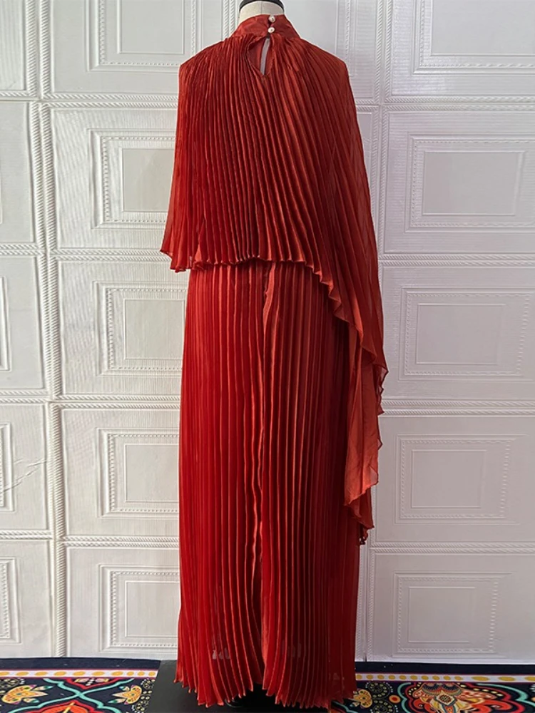 Eid Frauen Kleid Cape Muslimischen Abaya Vestidos Largos Plissee Solide Party Kaftan Jalabiya Ramadan Lange Kleider Dubai Arabischen Robe 2023