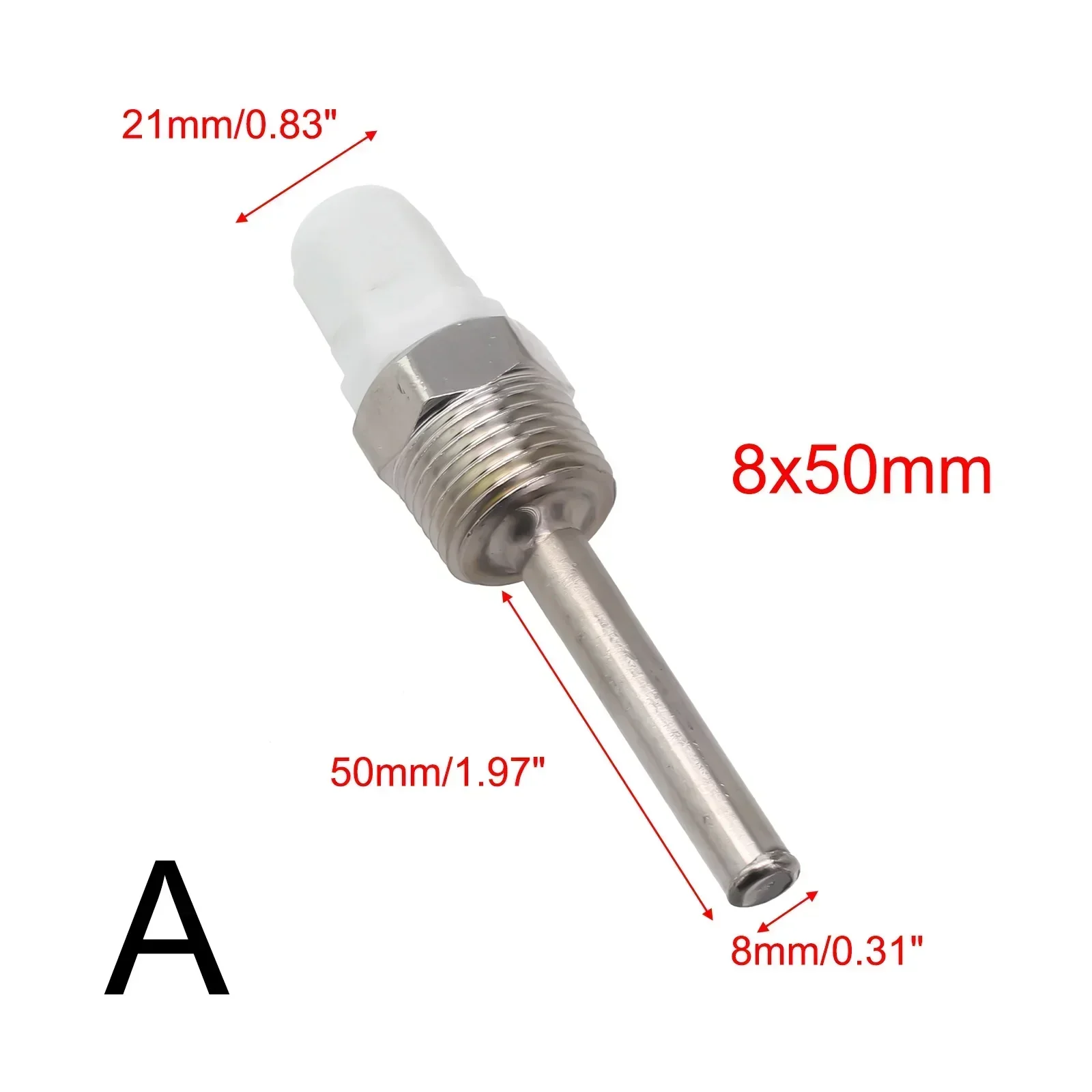 1pc Stainless Steel Thermowell 1/2