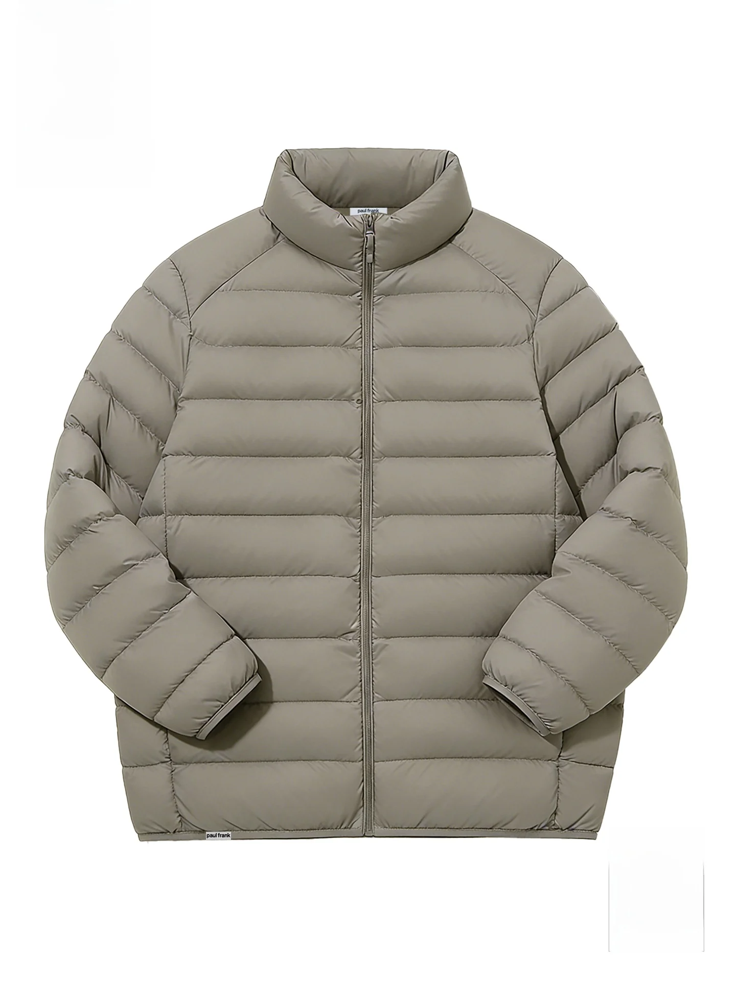 

Men's Lightweight Du down Jaet Stand Collar Casual Warm Padded Coat Nylon Fabric Anti-Drill 90% Du down Filling