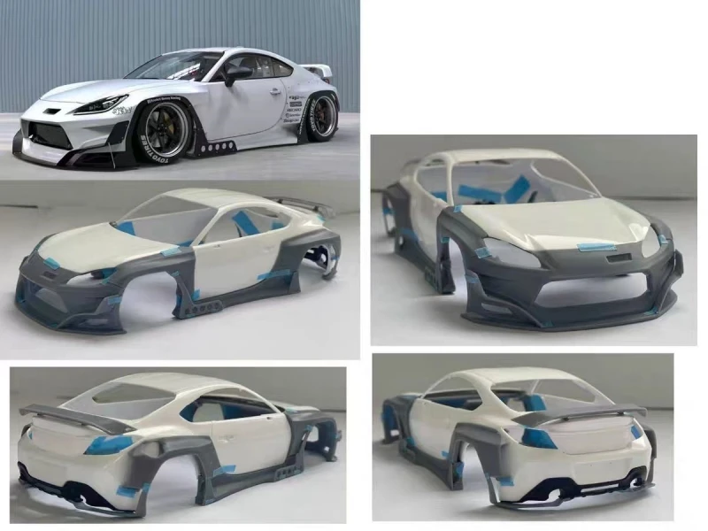 1/10 GR86 Pandem, On Road Car, RC Drift body shell, 195mm width, 258mm Chassis, Tamiya tt01 tt02, Kyosho fazer