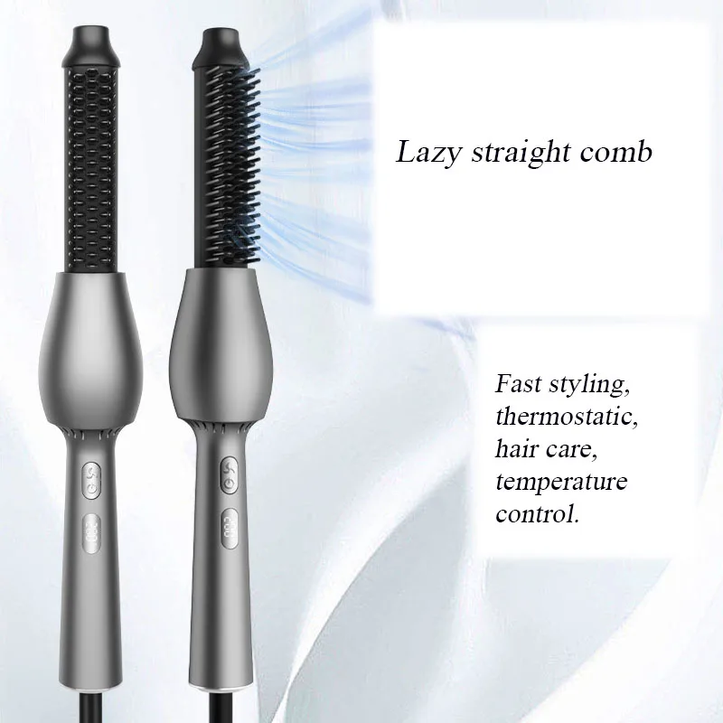 Multifunctional Curling And Straightening Comb 3-speed Temperature Control Thermostatic Hair Care Warm-air Comb