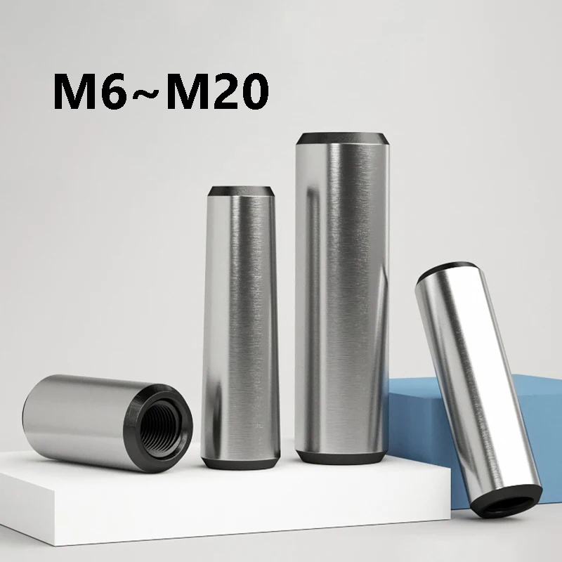 Quench Plus Hard Dowel with Internal Thread M6 M8 M10 M16 M20 Steel Solid Cylindrical Dowel Pins Metal Fixed Parallel Pins