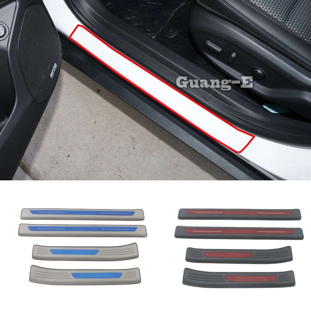 

For Chevrolet Trax Seeker 2022 2023 2024+ Steel Car External Sill Scuff Plate Door Pedal Cover Auto Threshold Strip Accessories