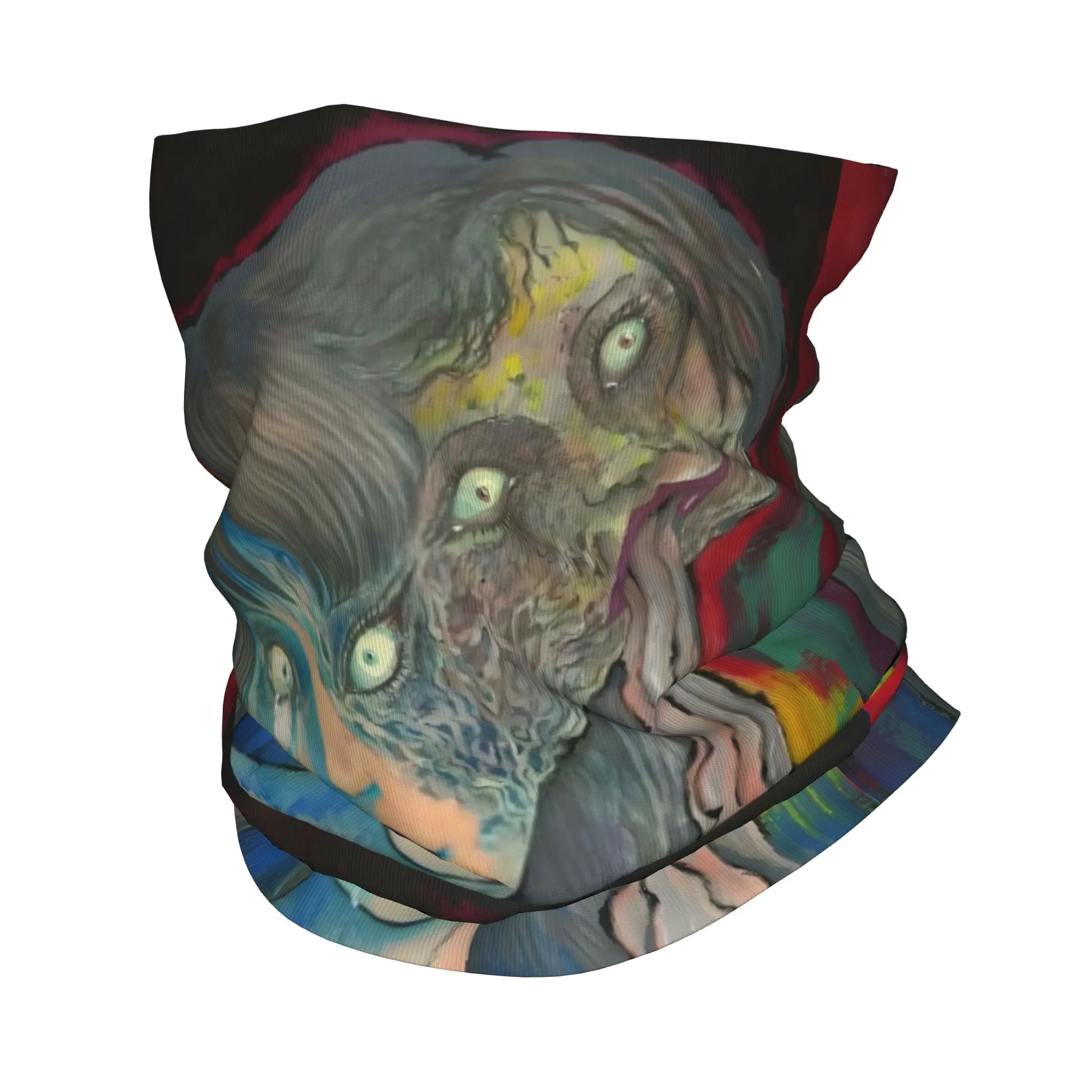 Japan Horror Anime Junji Ito  Bandana Neck Gaiter UV Protection Face Scarf Cover Men Women Manga Headwear Tube Balaclava