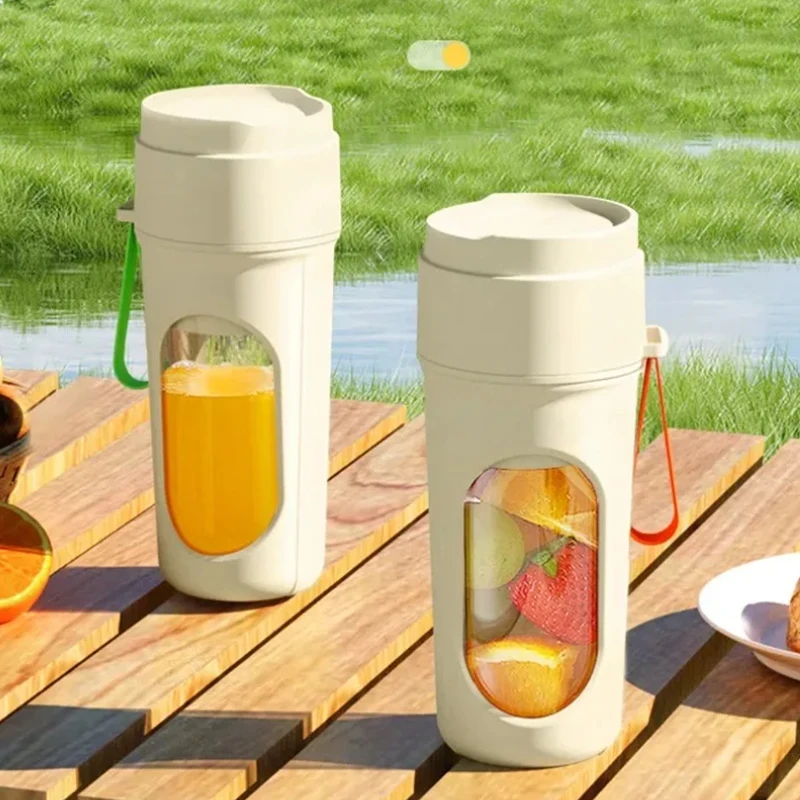450ml USB Rechargeable Household Portable Blender Personal Size Mini Juicer Cup for Smoothies And Shakes Handy Fruit Mixer Cup