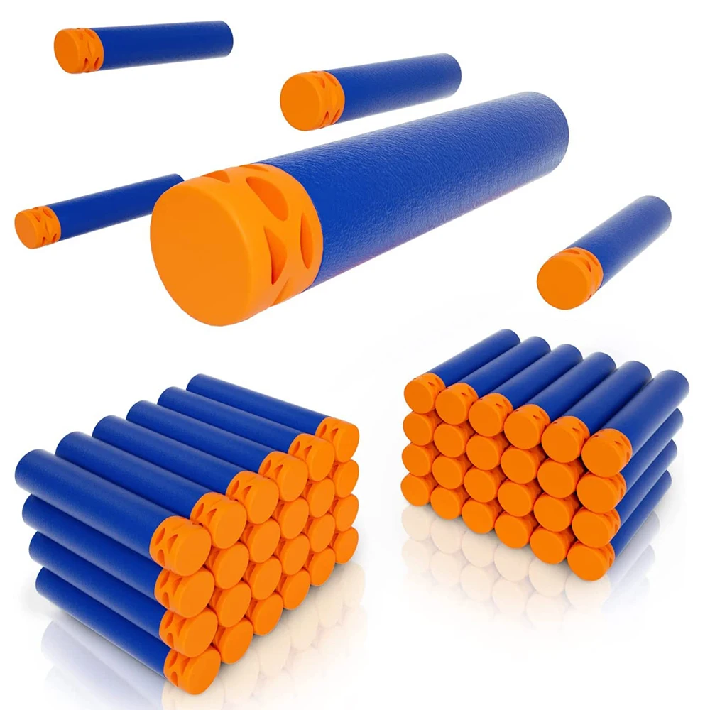 Waffle Darts Hollow Out Soft Head Darts Refill Darts Bullet for Nerf N-Strike Elite Guns 7.2*1.3cm Blue Ammo Toy Gun Accessories