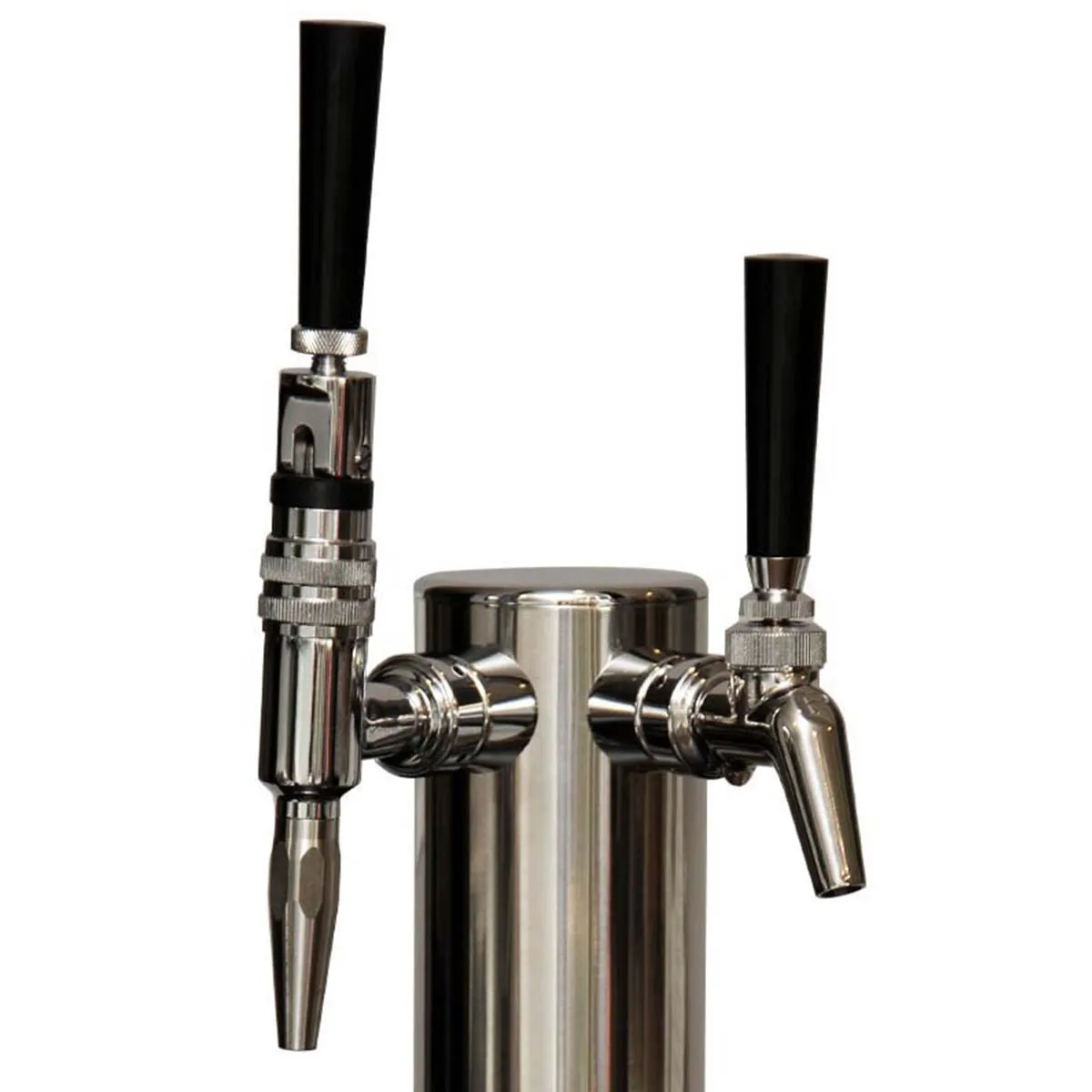 Nitro Tap Stout Faucet All Stainless Steel Nitrogen Draft Beer Tower Cold Brew Nitro Keg Draught Keg Tap 5/8\