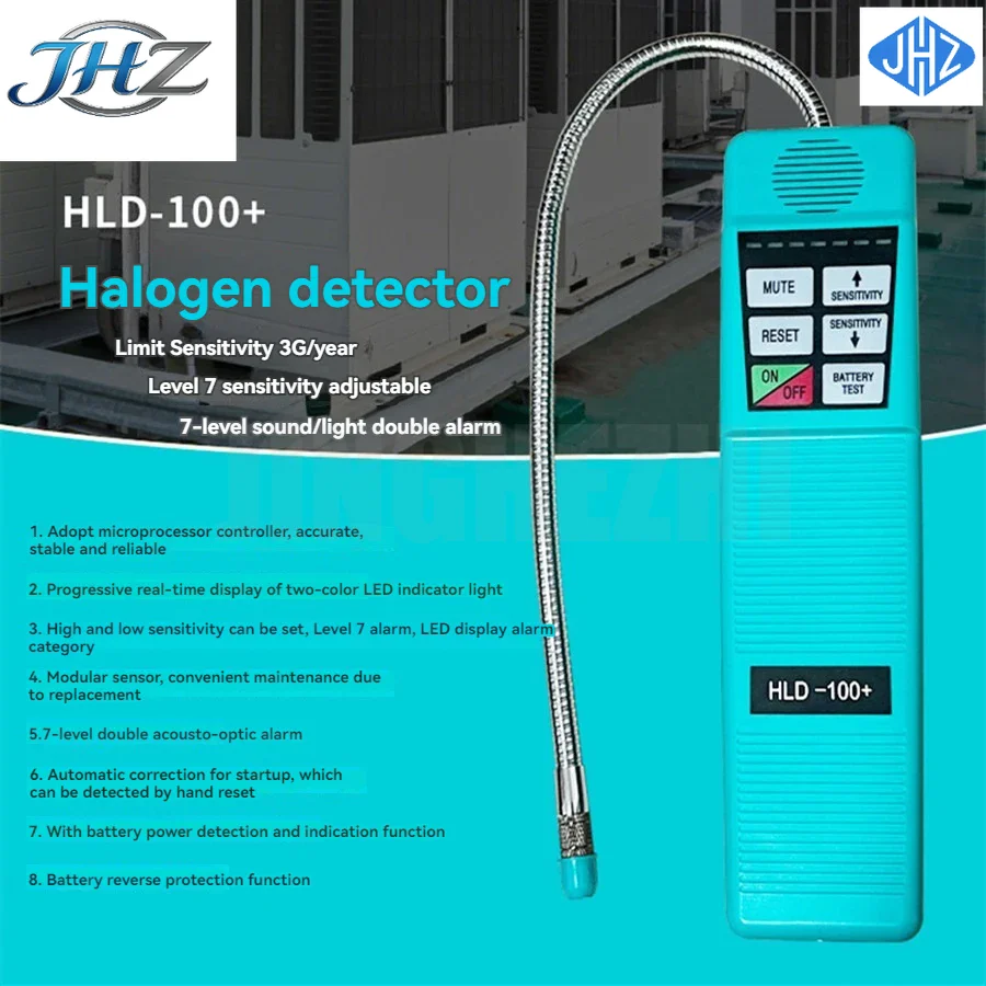 

JHZ for HLD-100 Elitech Freon Halogen Refrigerant Gas Leak Detector R410A R134A HVAC Sensitivity Tool + Extra Sensor