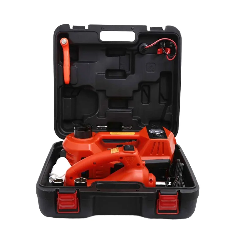 5T electric jack set steel material 12v voltage 3t capacity automotive jack, including hydraulic and scissor jacks
