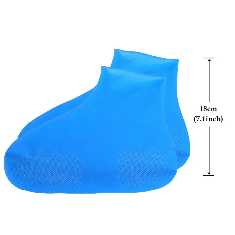 Wasserdichte Schuhüberzüge aus Silikon, rutschfest, für Regenstiefel, Unisex, Sneakers-Schutz für regnerische Tage im Freien, Schuhüberzug